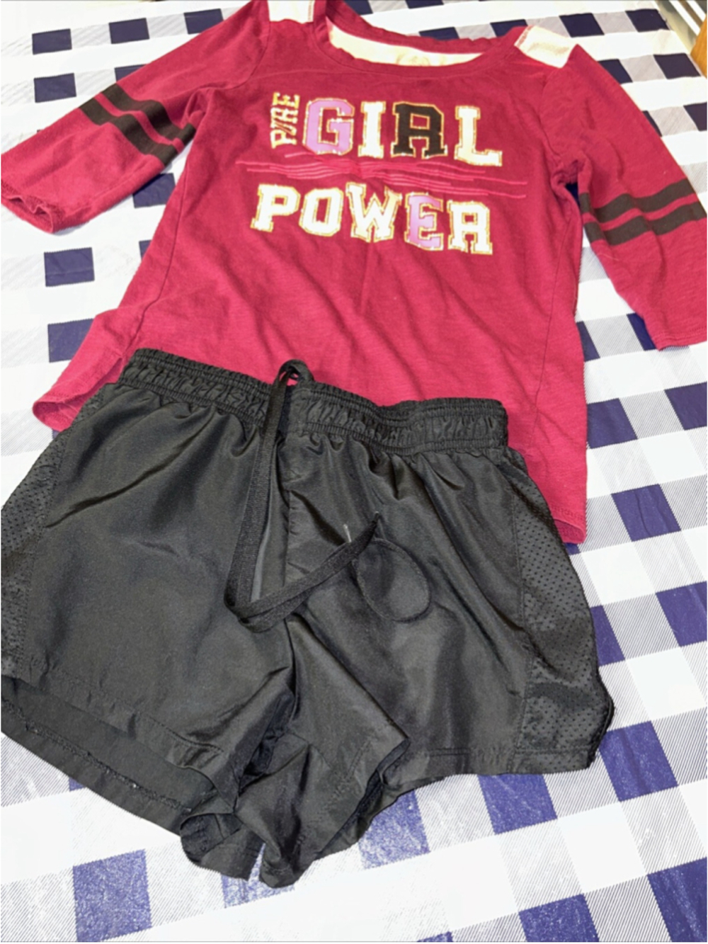 Girls Shirt/ Short Lot, Size 14/ Small
